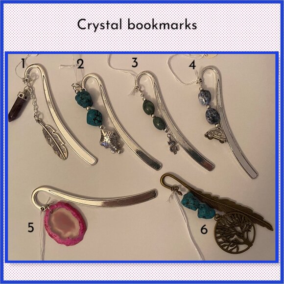 NEW Crystal bookmarks - Picture 1 of 3